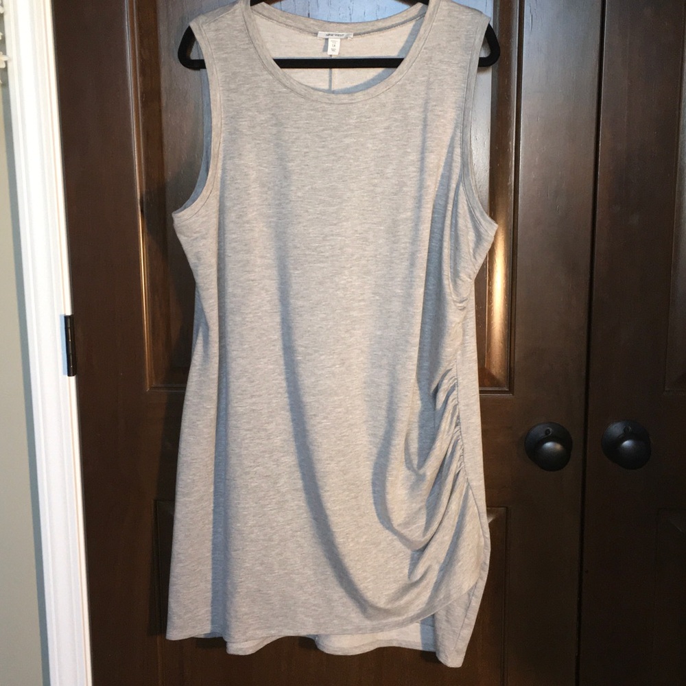 Nine West Gray Asymmetrical Dress